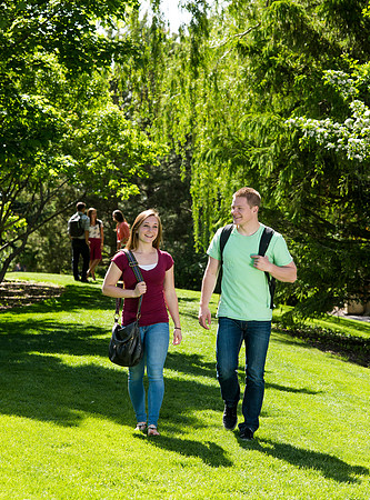 Student models for the Be Smart brochure cover.