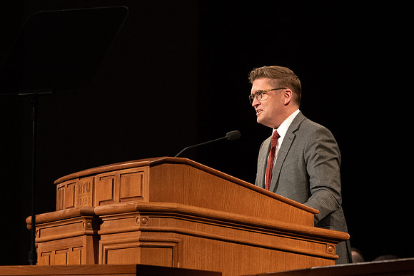 New students and parents learn about the events at Get Connected and how BYU-Idaho can help students succeed.