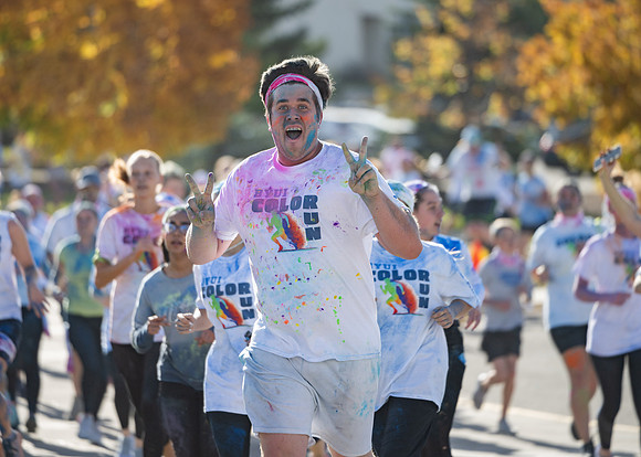 BYUI Color Run During Spirit Week