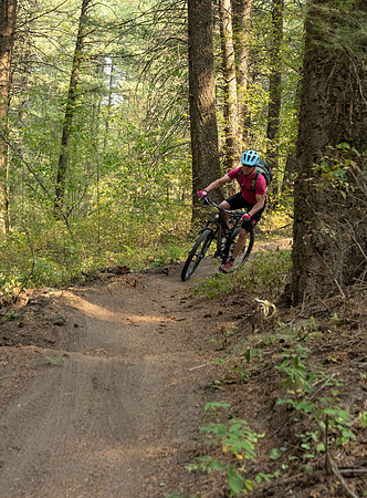 Media Creation Team mountain biking.