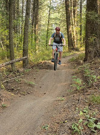 Media Creation Team mountain biking.