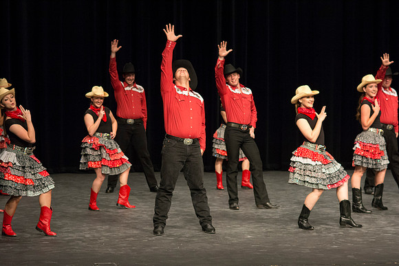 Dance performance in Green River Wyoming.