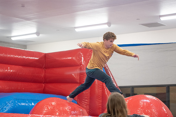 Students gather for First Friday - Apr 2022