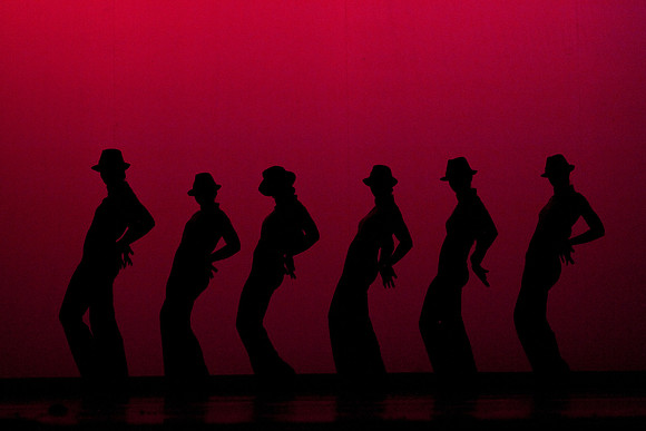 Students perform in dress rehearsal of Extravadance dance performance- Jul 2010