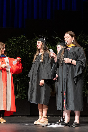 Graduates during convocation for the College of Agriculture and Life Sciences.