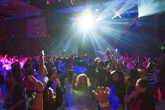 Throughout the semester, dance parties are held in the main gym of the Hart Building. This event was an awesome night of dancing and DJ-ed top 40 music.