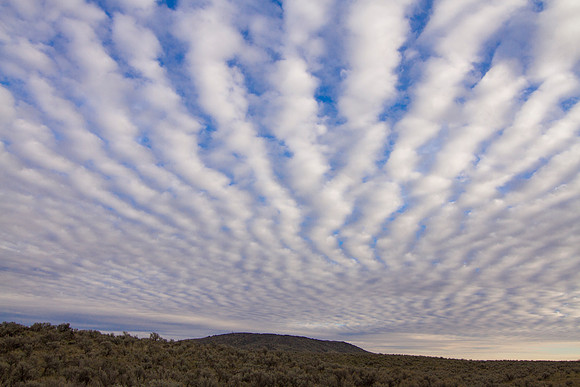 Clouds at sunset just west of Rexburg, Idaho out at Beaver Dick.