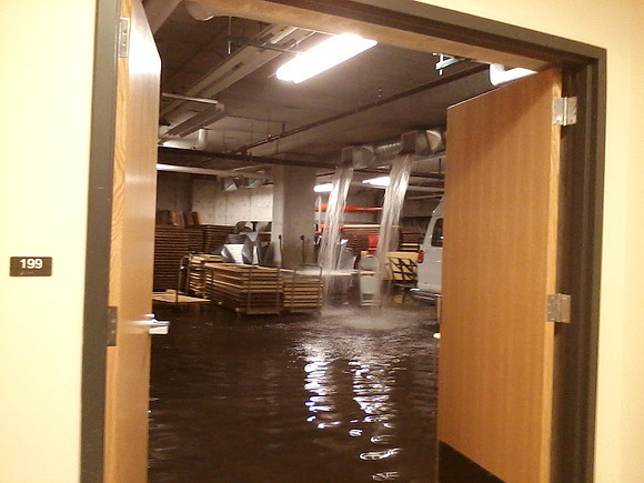 July 15, 2014 Over an inch of rain in less than an hour created a flash flood through Rexburg streets, through a few BYU-Idaho buildings and also flooded several students basement apartments. The even