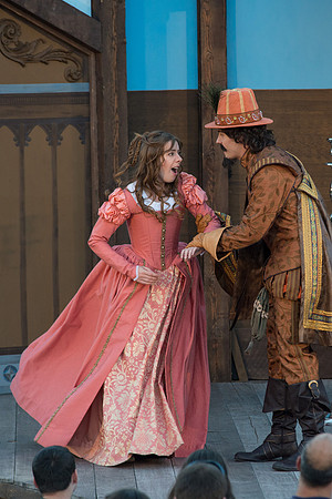 Brigham Young University-Idaho's production of The Shomaker's Holiday performed out in the amphitheatre in front of the McKay Library.