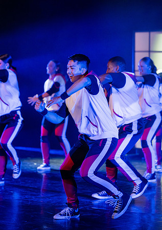 BYUI students dance in Extravadance during the Spring 2021 semester.