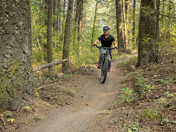 Media Creation Team mountain biking.