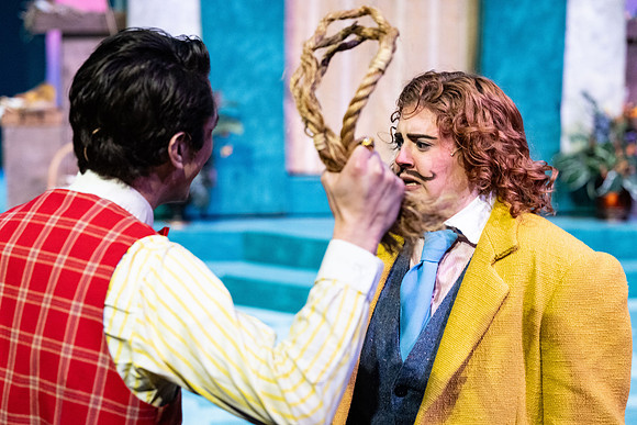 Dress rehearsal for Theater production, Comedy of Errors.