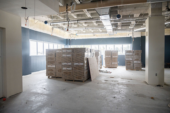 McKay Library Remodel Progress - April 2025