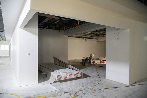 McKay Library Remodel Progress - April 2025