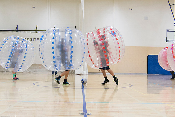 IBC group, Bumper Sportz, offers a fun activity where you get to wear a Zorb ball and play soccer with your friends.