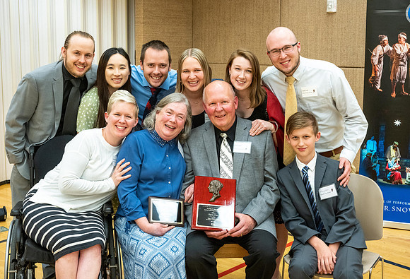 Eliza R. Snow Society, Evening of Honors, honoring Kevin Call for his years of service to the Arts.