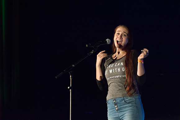 Get Connected puts on talent show for new students.