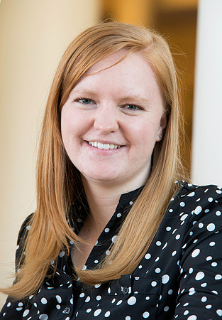 Portrait of BYU student, Rachel England, for an LDS Philanthropies Thank You card.