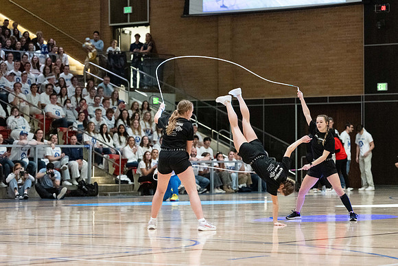 BYUI vs BYU Basketball Game - Feb 2025