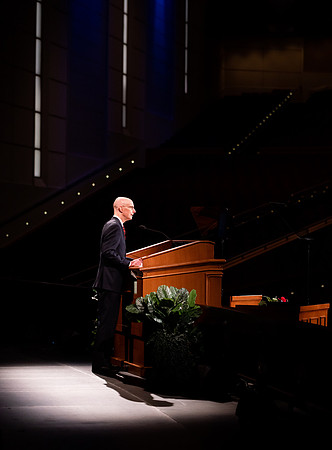 President Henry J. Eyring and Sister Kelly C. Eyring give the first devotional address of the Spring 2021 semester.