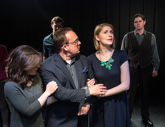 The theater department performs readings as part of the Ibsen Series.