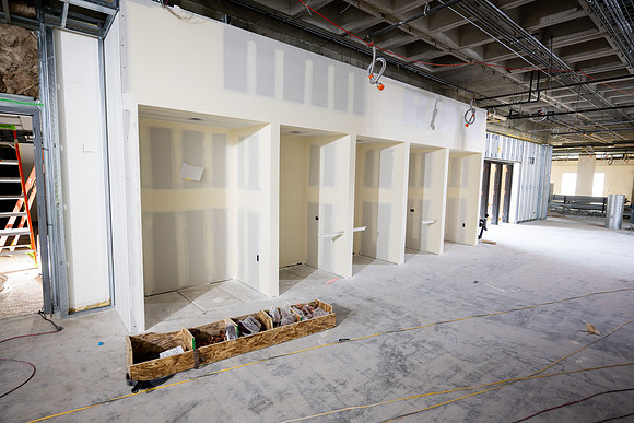 David O. McKay Library Construction Progress - Apr 2025