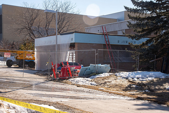 Progress on the construction in the John W. Hart Building at BYU-Idaho.