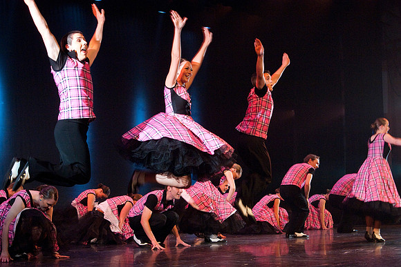 Students perform in dress rehearsal of Extravadance dance performance- Jul 2010