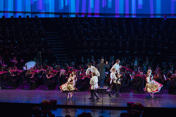 BYU-Idaho Choirs and Orchestra perform at A BYU-Idaho Christmas Concert featuring The King Singers.