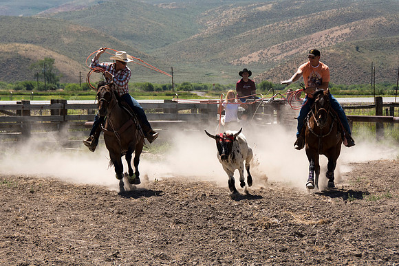 Dance Alliance tour through Wyoming Colorado and South Dakota. An enjoyable day at the "Homeplace" the ranch of the Pope family in Cokeville, Wyoming.