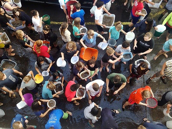 July 15, 2014 Over an inch of rain in less than an hour created a flash flood through Rexburg streets, through a few BYU-Idaho buildings and also flooded several students basement apartments. The even