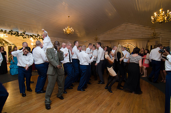 Cdts from BYU-I gather at The Loft, just south of Rigby, to enjoy a night of dinner and dancing at the Army ROTC Military Ball.