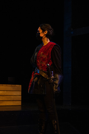 BYU-Idaho theatre department dress rehearsal of Shakespeare's Henry V.