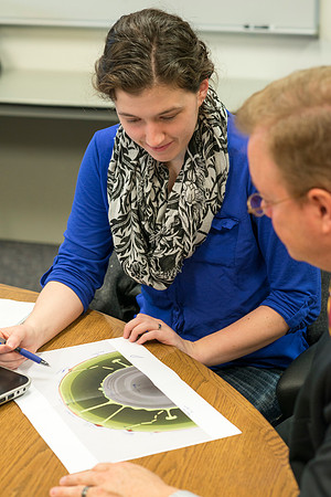 Cheyenne Collins: Videographer and assists with display  "The job has just been passed along student to student," Cheyenne explained. "My objective is just to make the info graphics understandable whi