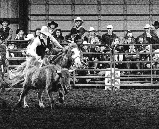 The main event was calf roping