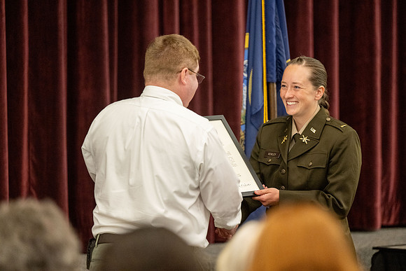 BYU-Idaho's, Reserve Officers' Training Corps Commissioning ceremonies.