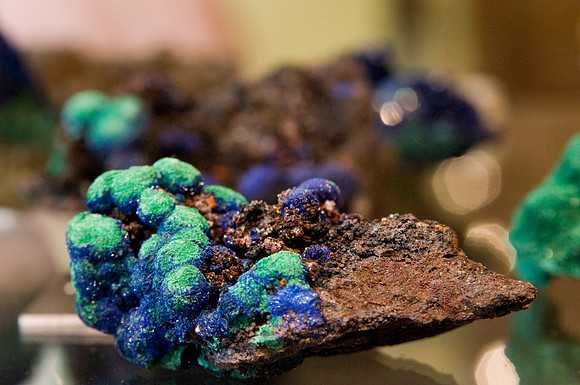 Sample of the mineral collection donated by Keith and Mauna Proctor.