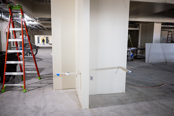 David O. McKay Library Construction Progress - Apr 2025