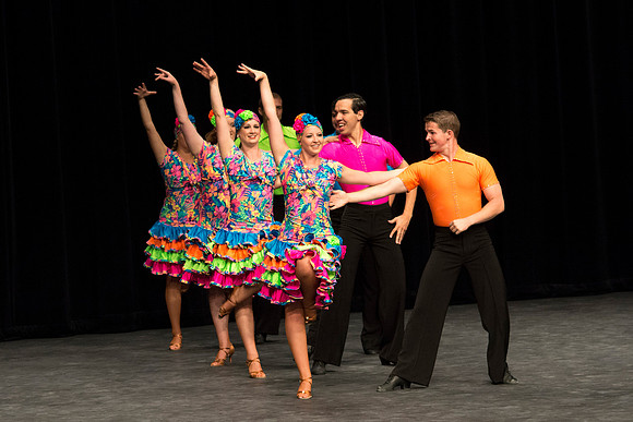 Dance performance in Green River Wyoming.