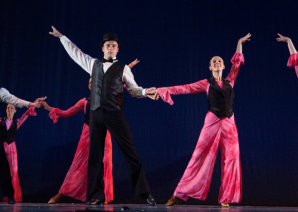 Students perform in dress rehearsal of Extravadance dance performance- Jul 2010