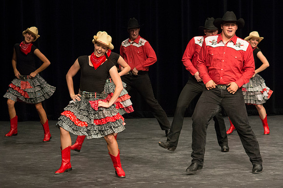 Dance performance in Green River Wyoming.