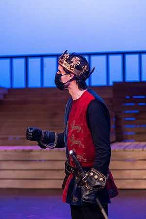 BYU-Idaho theatre department dress rehearsal of Shakespeare's Henry V.