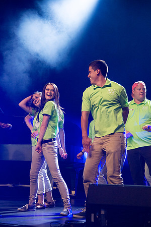 Get Connected puts on talent show for new students.