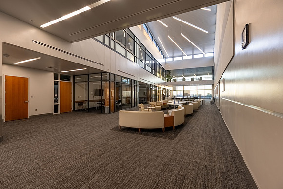 Science & Technology Center interior and exterior.