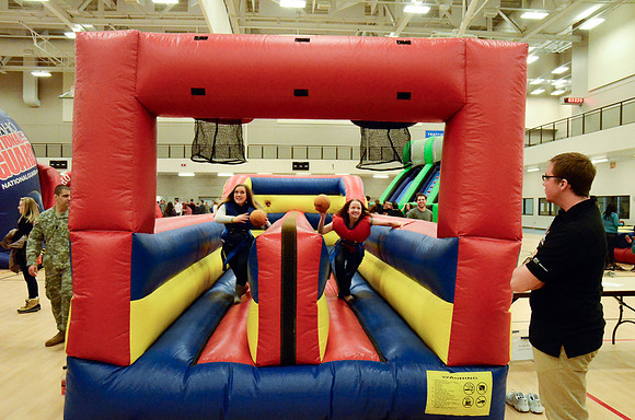 Students new and old come to play and make new friends.