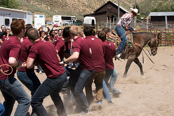 Dance Alliance tour through Wyoming Colorado and South Dakota. An enjoyable day at the "Homeplace" the ranch of the Pope family in Cokeville, Wyoming.