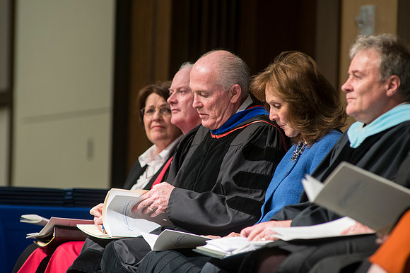 College of Language and Letters Convocation in the Manwaring Center Ballroom.