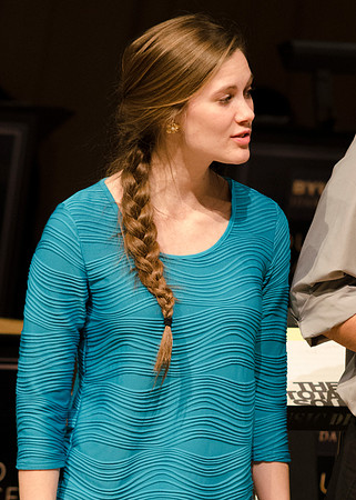 A female singer from BYU-I's singing group Vocal Union.
