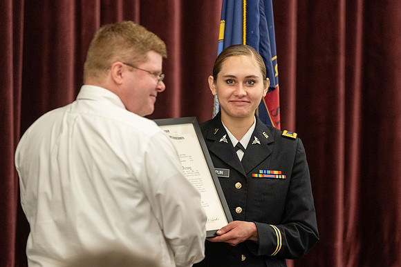BYU-Idaho's, Reserve Officers' Training Corps Commissioning ceremonies.
