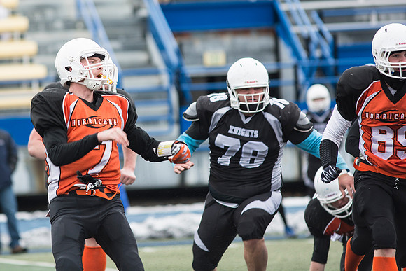 Competitive Football Championship game.